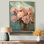 Pivoines à la ferme porche - art mural pivoines