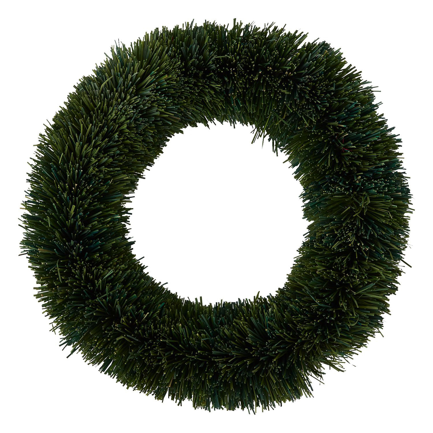 Natural Fibers Wreath, Green, 20.5" H x 20.5" W x 5" D