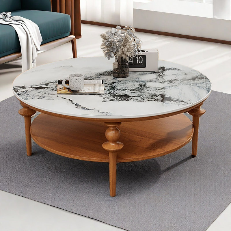 Table basse Light, Brun, H 16,1 po x L 39,4 po x l 39,4 po