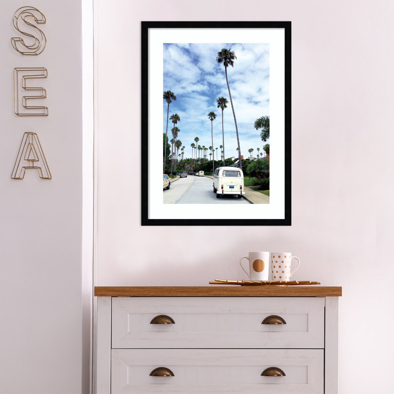 La Jolla Commute par Rachel Dowd, Noir, H 25 po x l 19 po