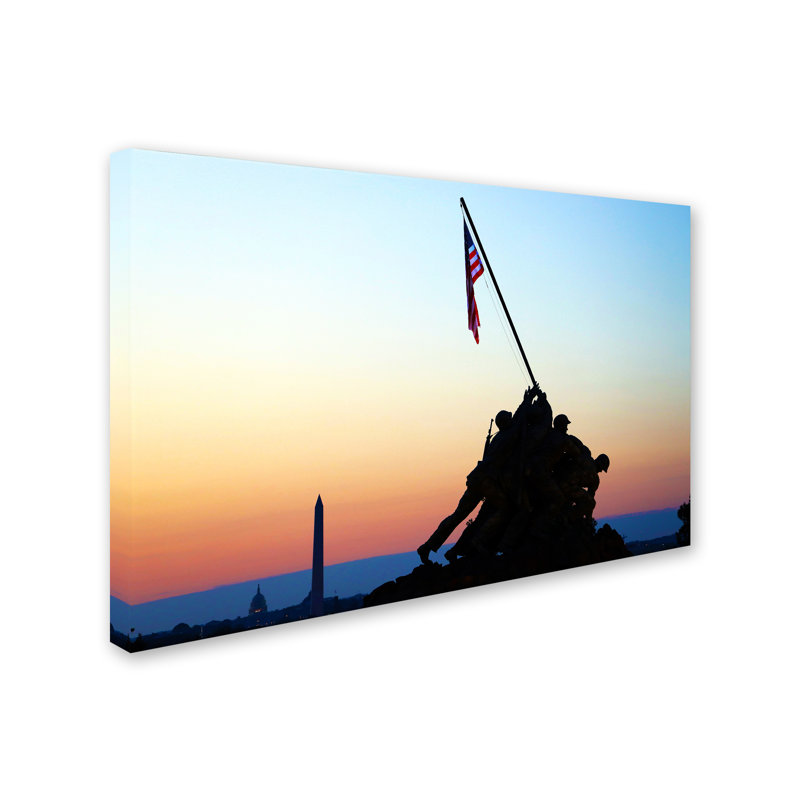 « marine corps de souvenir », reproduction d’impression sur toile tendue, H 22 po x l 32 po
