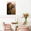 Majestic Wet Lion Contemporary Wall Art Print 1 Piece Wrapped Canvas Wall Art-410307128