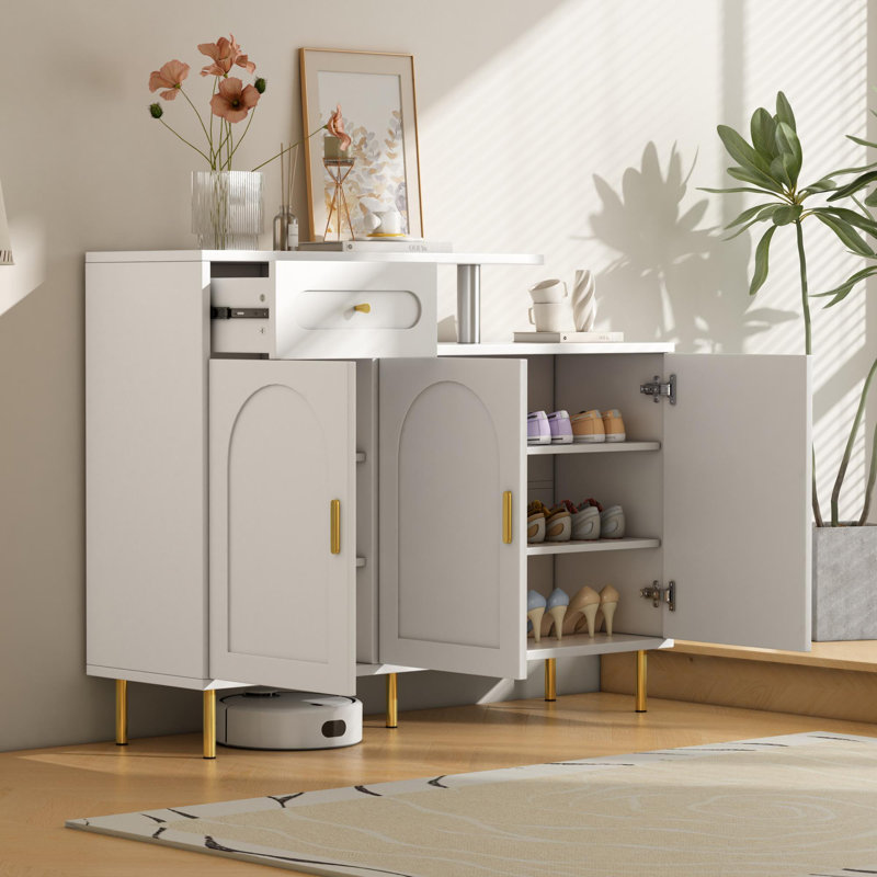 18 Pair Shoe Storage Cabinet