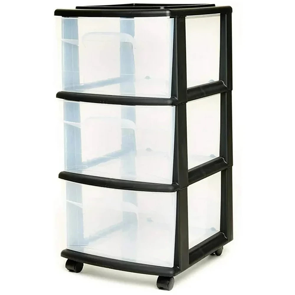 Stackable Clear Plastic Organizer Drawers 4.5-inches Tall Organize  Cosmetics And Beauty Supplies