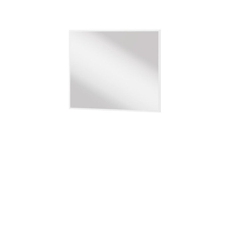 Simply Rectangle Mirror, White Wood