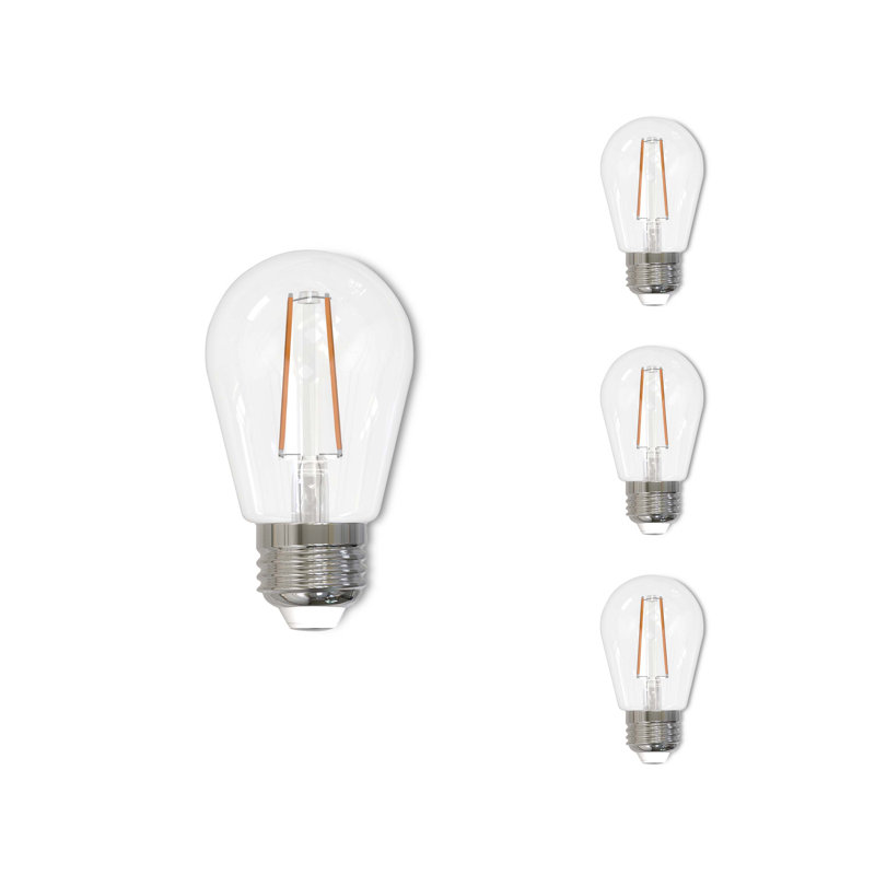 Ampoule S14 à culot moyen à vis (E26) à intensité variable, 11 watts
