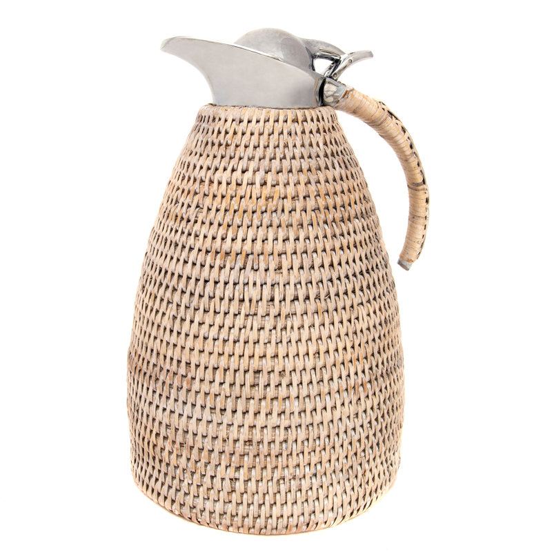 Rotin Camden 50 oz Thermo, Blanc délavé