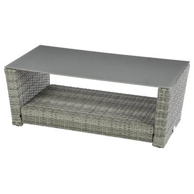 Ibbo Rectangular Outdoor Coffee Table - 57 cm W 54 cm D