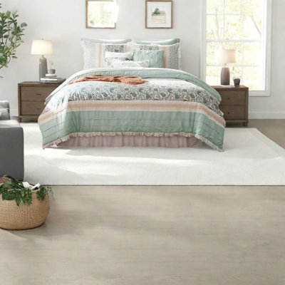 Ensemble de literie élégant en percale de coton, grand turquoise