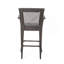Tabourets de bar d'extérieur en rotin avec cadre en fer (ensemble de 2), brun multi
