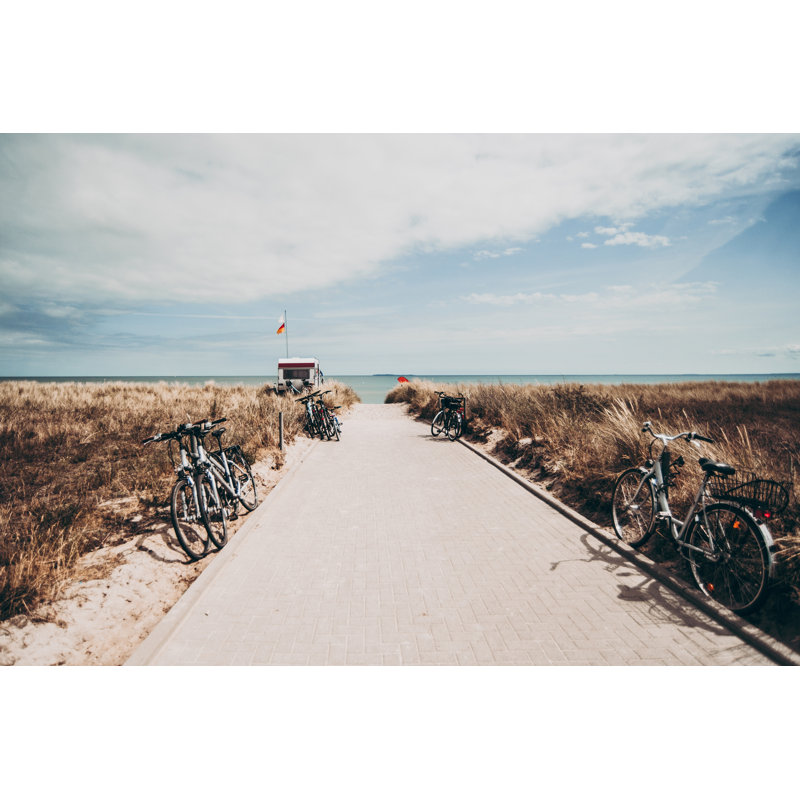 Beach Landscape In Europe by Knape - No Frame Art Prints on Canvas, 81cm H x 122cm W
