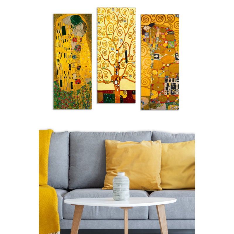 3 Piece Wrapped Canvas Painting Set