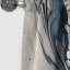 Elixir IV bleu et gris - Rideau abstrait - Rideau abstrait occultant - 1 panneaux-1315574197