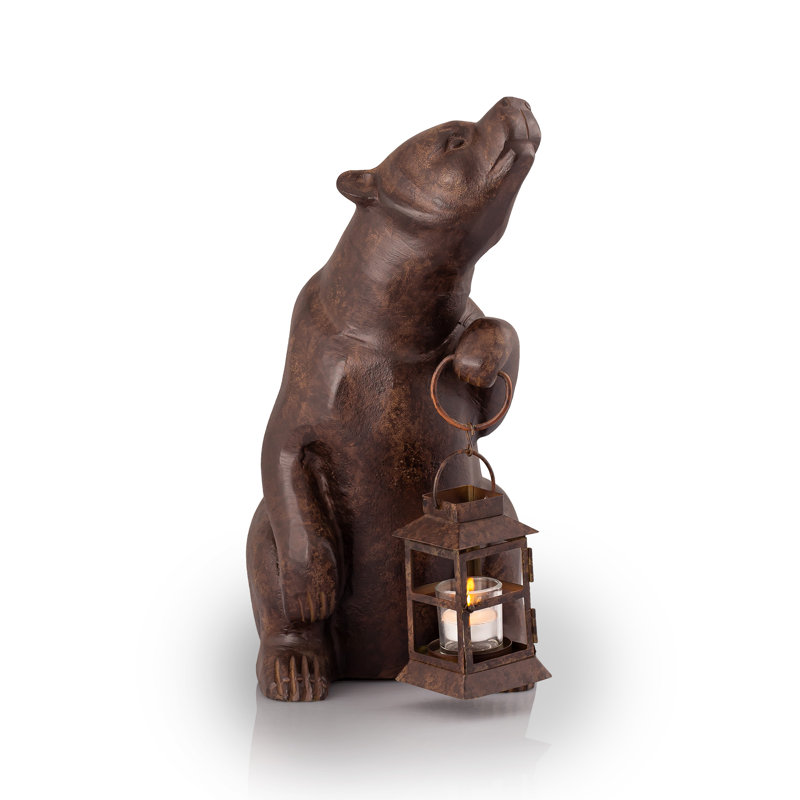 Bear Metal Garden Statue