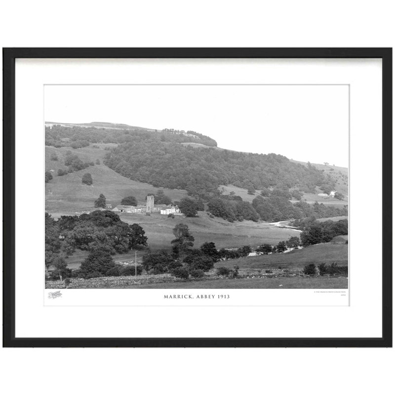 Marrick, Abbey 1913 1 Piece Single Picture Frame Wall Art, 28cm H x 36cm W x 2.3cm D