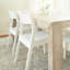 Chaise d'appoint moderne en bois massif Linzy-108822776