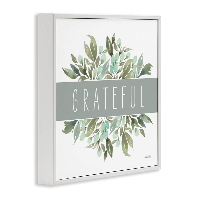 « Grateful Cottage Florals » : giclée sur toile encadrée de noir, œuvre de Leslie Trimbach, Giclée encadrée blanc bord de mer
