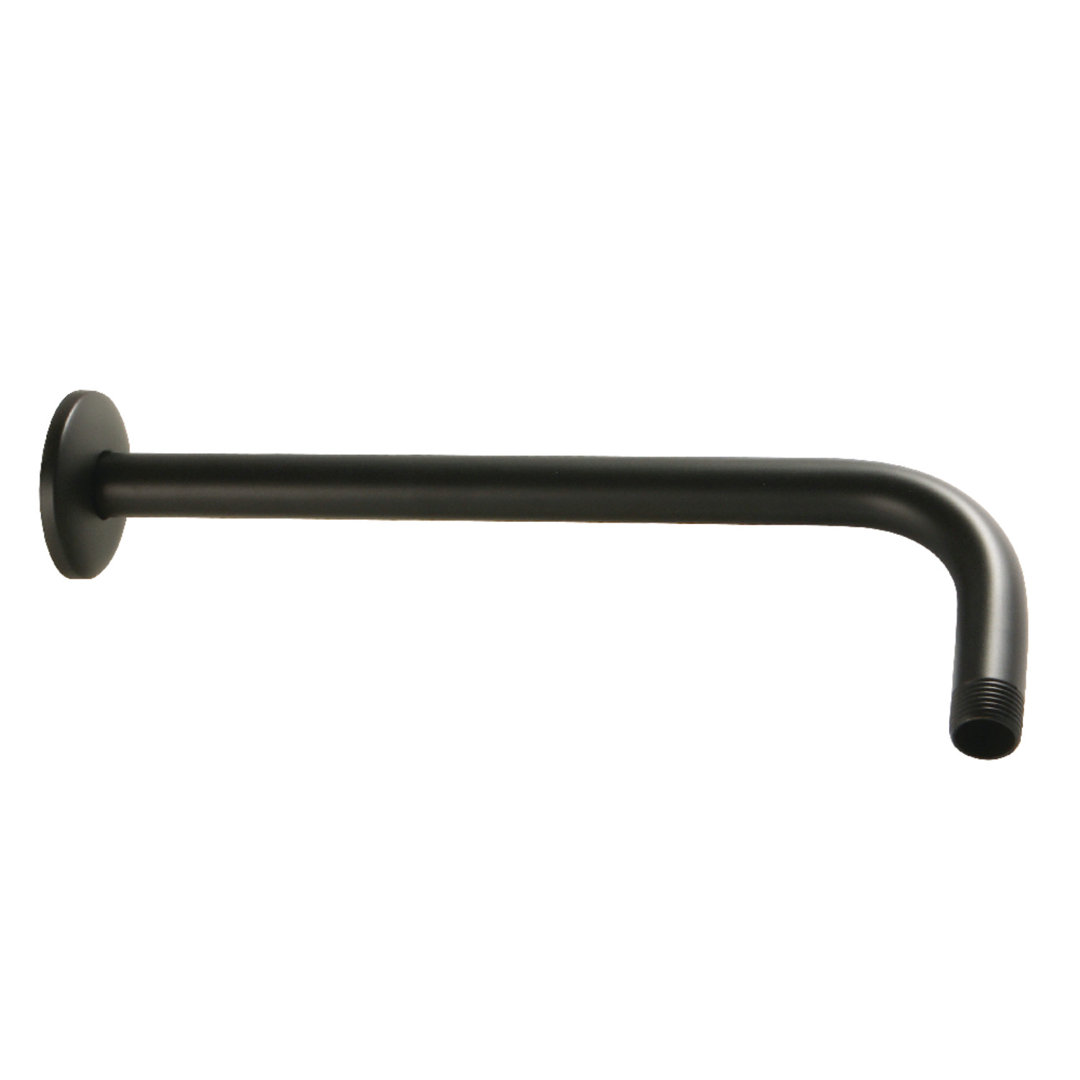 Kingston Brass Claremont 12-Inch J-Shaped Rain Drop Shower Arm with Round Flange Kingston Brass 