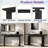 Simple Console Table With Clever Tabletop Design And Elegant And Lively Shape-2047549655