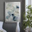 Indigo Ginkgo I - Peinture sur toile encadrée-1020807915-1020807913