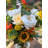Sunflower and Rose Mixed Arrangement in Vase