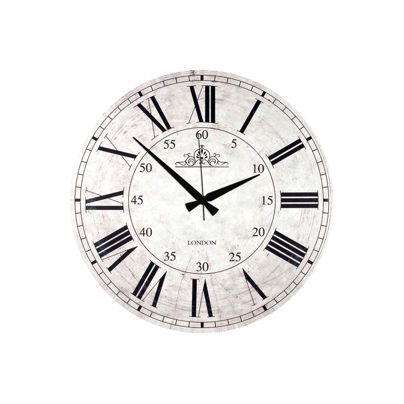 Elegant Decorative MDF Clock, 19.7 x 19.7 inches | 100% MDF, Thickness: 0.2 inches | Perfect for Home or Office Decor, Stylish Design, Adds a Modern Touch to Any Room