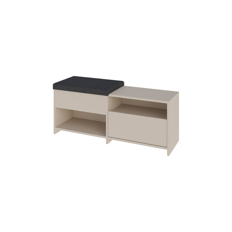 6 Pair Shoe Storage Cabinet, Sandstone