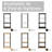 Easy Twist Assembly 4-Tier Multipurpose Shelf In Light Grey-124628694