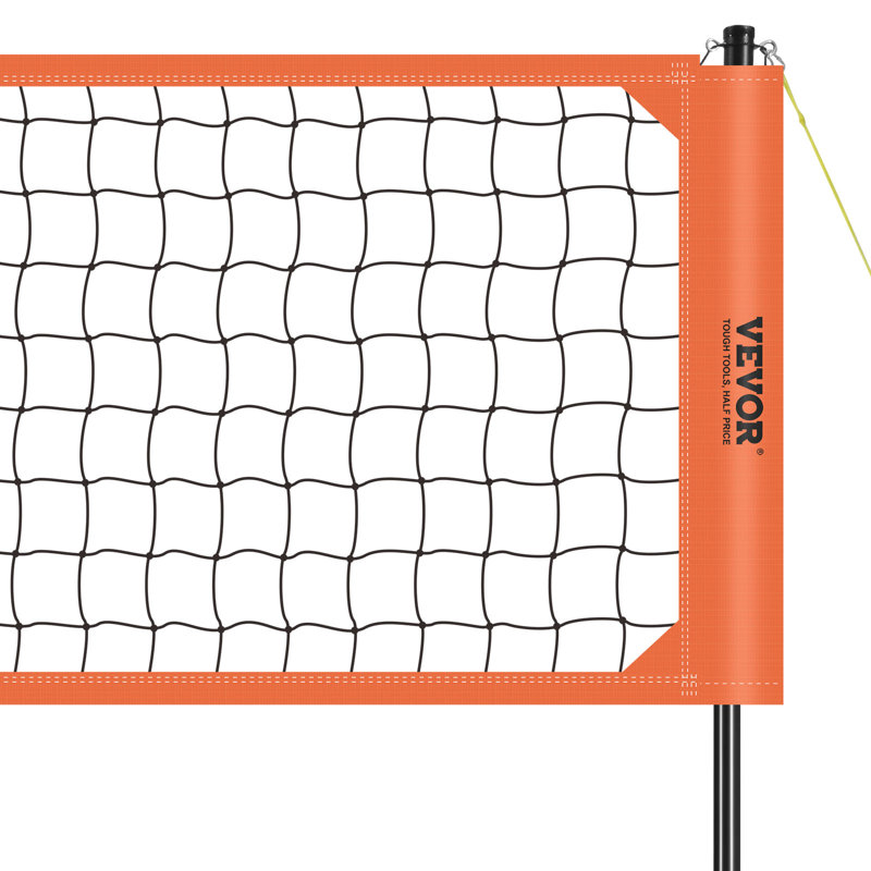 VEVOR Volleyball with Carrying Case, Orange