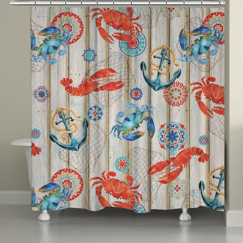Asher Shower Curtain, 71" H x 74" W