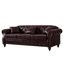 85.8" Style Living Room , Faux Leather Fabric, Solid Wood Frame And Legs With Storage, Burgundy, 3, Quick Easy Assembly Steps Storage Compartment, Classic Design, Pu Material, Construction, Simple