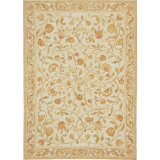 Wool Floral Area Rug