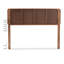 Lit plateforme moderne Chantol, style Mid-Century, brun noyer l 56,8 po x L 77 po x H 58,3 po-500708092