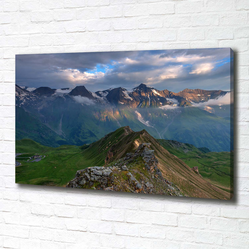 Mountain Peaks - Wrapped Canvas Print