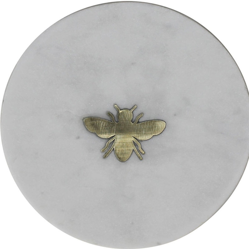 Plateau de service en marbre Bumble Bee