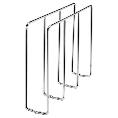 Rev-A-Shelf U-Shaped Bakeware Divider Cabinet Organizer Chrome
