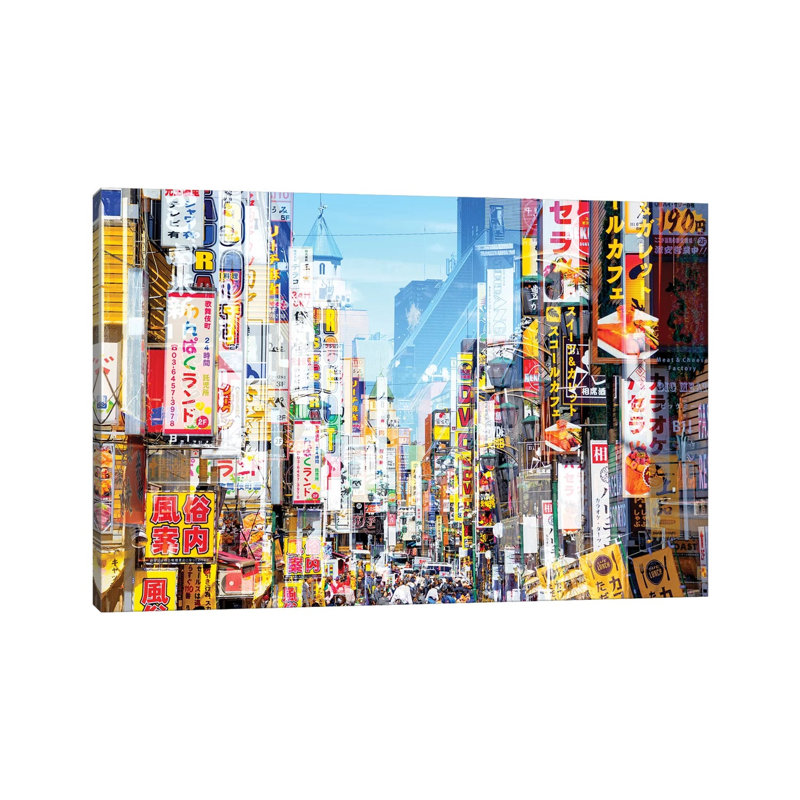 Shinjuku II by Philippe Hugonnard - Wrapped Canvas Painting, 101.6 cm H x 66.04 cm W x 1.91 cm D