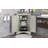 Triangle Bathroom Storage Cabinet with Adjustable Shelves-287421472