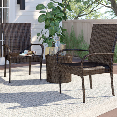 Bertillo 3 Piece Rattan Seating Group