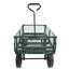 (Chariot de chariot à roues solide vert)-123865954