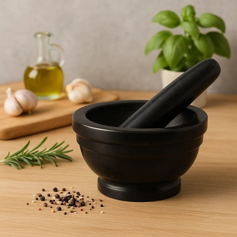 Marble Mortar And Pestle Set