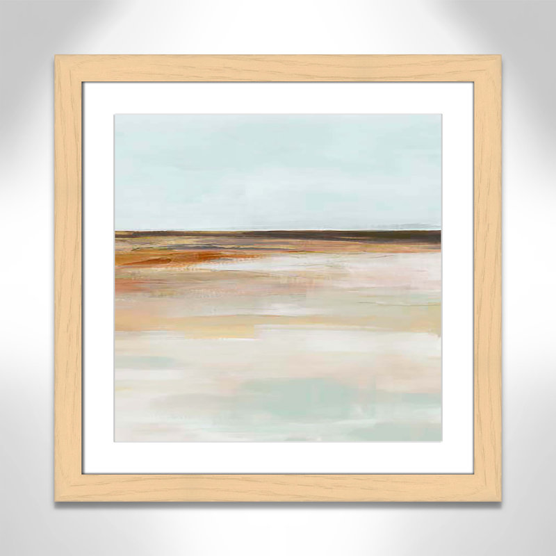 «Coastal Glades II» par Ian C, H 25 po x l 25 po x P 1,25 po, Encadré cube naturel