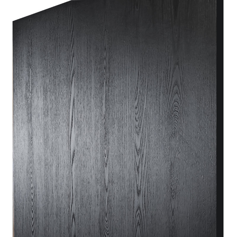Dalle de porte intérieure texturée noire, 88 po x 38 po