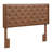 Maria Brown Tufted Faux Leather Queen/Full Headboard