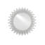 August Flat Metal Wall Mirror