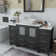 Karson 54'' Single Bathroom Vanity with Engineered Marble Top with Mirror
