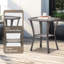 Chaise berçante et pivotante avec coussins 3 pièces Wickes-110860483-110860486