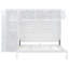 Grand lit escamotable mural avec armoires, grand