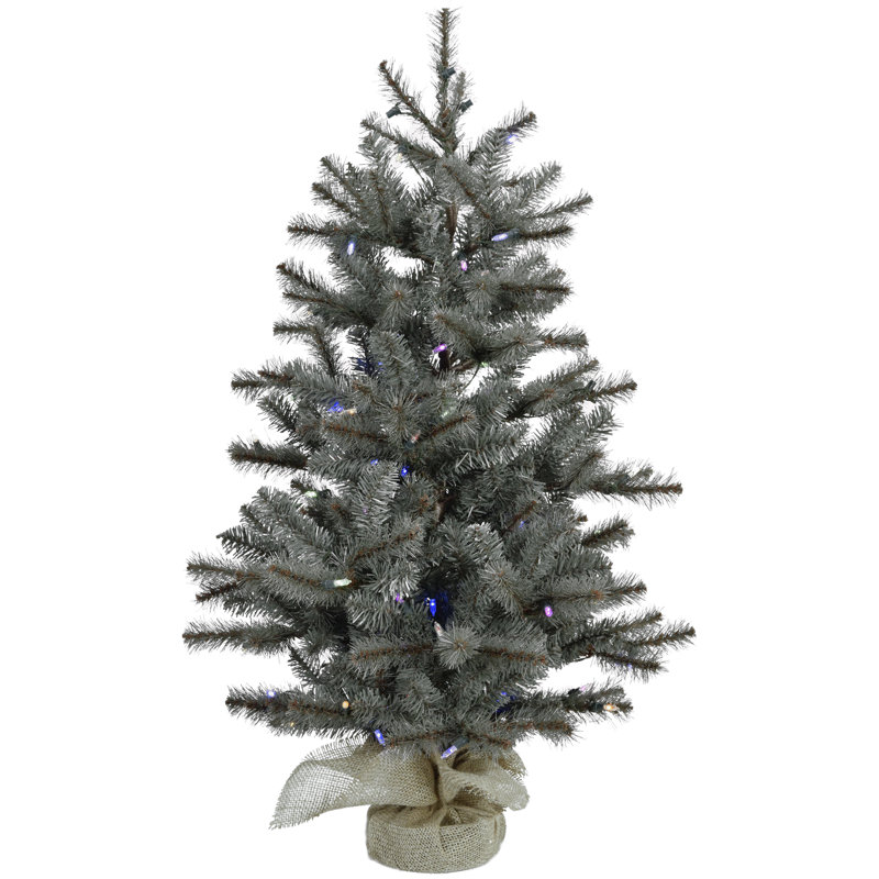 Lighted Pine Christmas Tree, 4' H