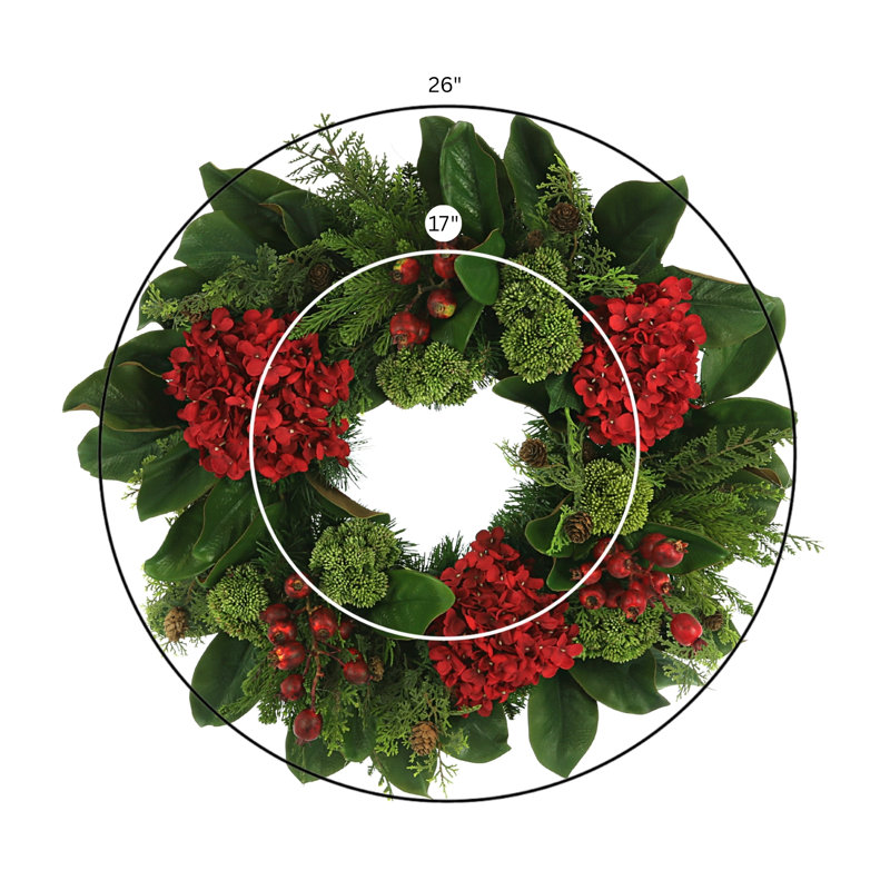Jaylem 26 " Handmade Magnolia Wreath